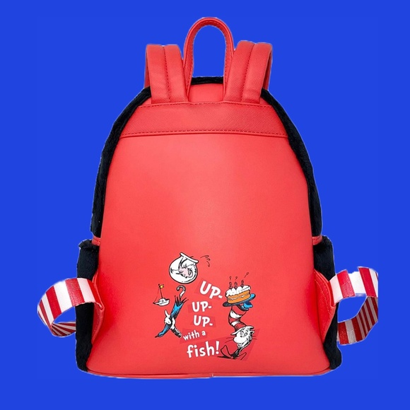 Loungefly Dr. Seuss Cat in the Hat Cosplay Mini‎ Backpack